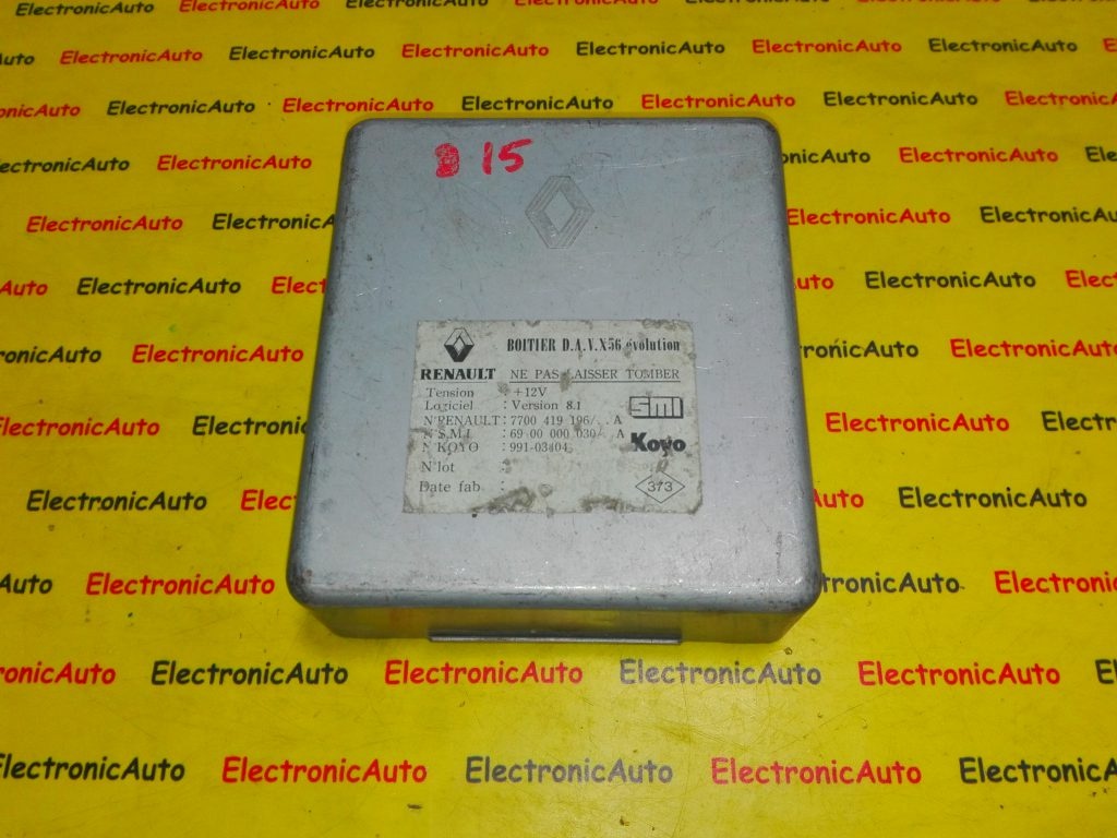 Calculator servodirectie  Renault Laguna 7700419196 A