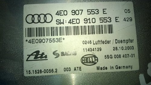 Calculator Suspensie Audi A8 4 0 diesel 