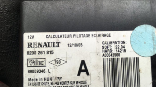 Calculator xenon Renault Laguna 2 cod: 8