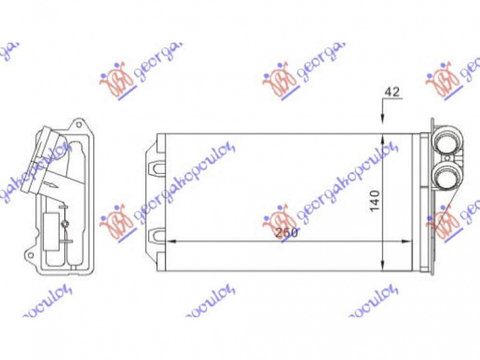 Calorifer Caldura - Citroen C3 2002 , 6448.K9