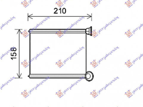 Calorifer Caldura - Dacia Logan-Mcv 2008 , 6001547484