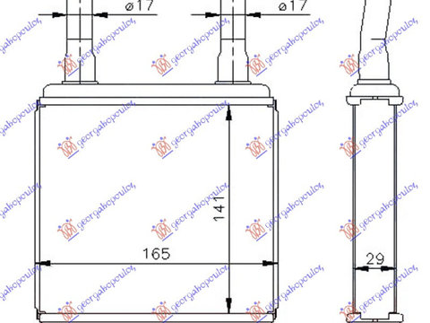 Calorifer Caldura - Hyundai Atos 1997 , 9712302000