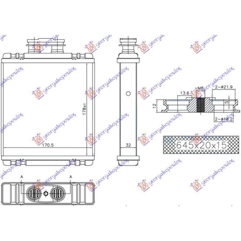 Calorifer Caldura - Seat Ibiza 2015 , 6c0819031