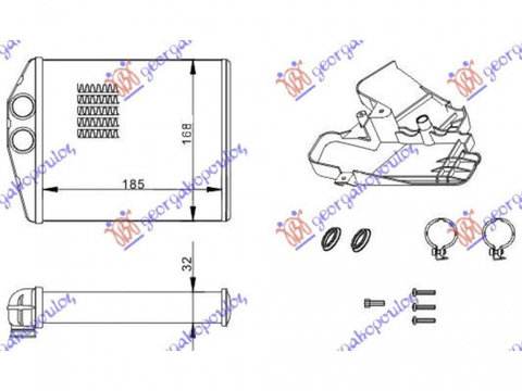 Calorifer Caldura - Toyota Urban Cruiser 2009 , 8710752060