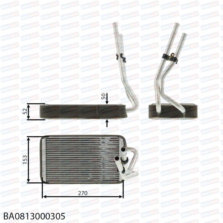 Calorifer incalzire habitaclu BA08130003