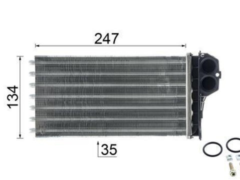 Calorifer incalzire habitaclu Citroen Peugeot MAHLE AH 194 000P