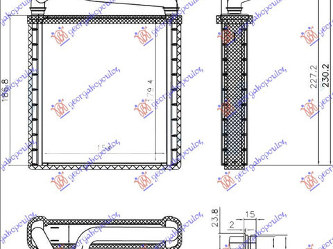 CALORIFER INCALZIRE VW GOLF V 04-08