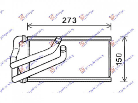 CALORIFER JEEP COMPASS 2006->2011 Calorifer (BR) (123x260x26) PIESA NOUA ANI 2006 2007 2008 2009 2010 2011