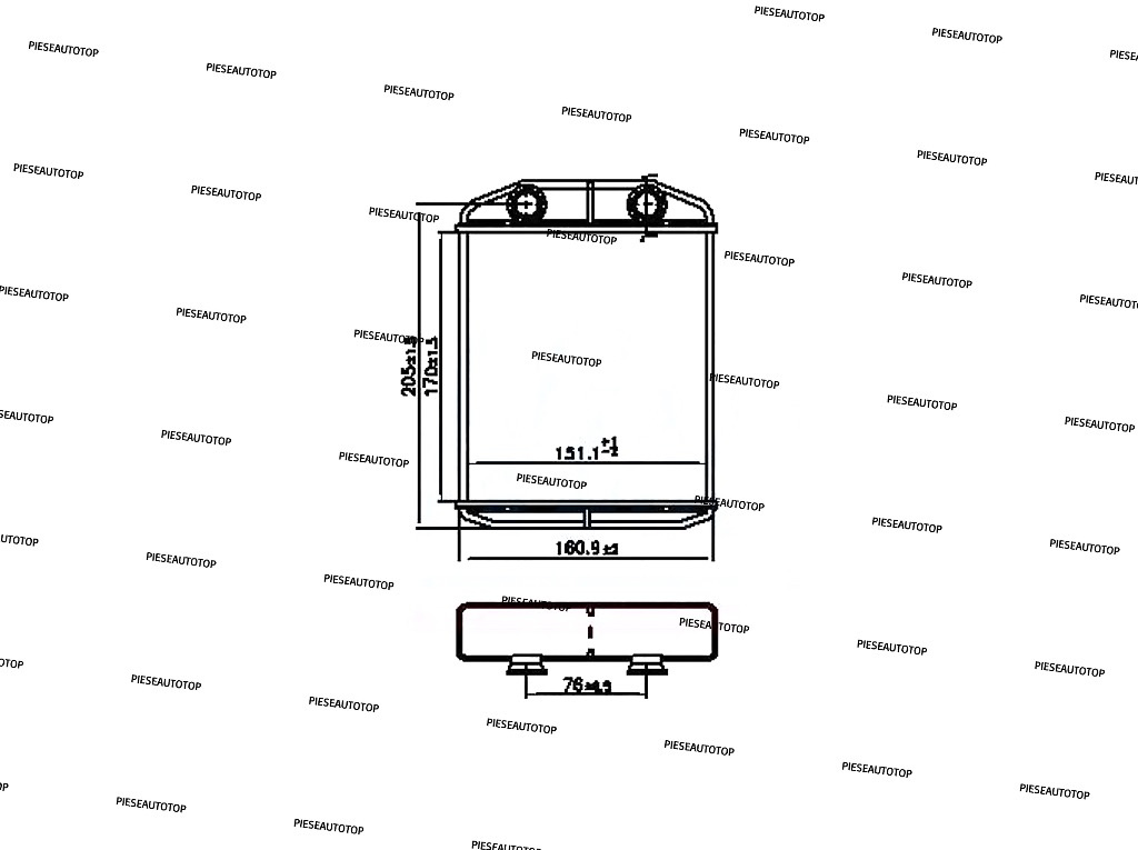 Calorifer radiator caldura Dacia Logan 2 MCV 2013-2020 NOU 271151577R
