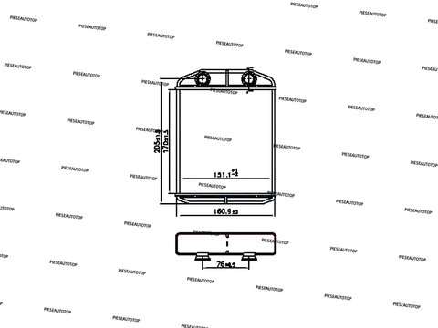 Calorifer radiator caldura Renault Captur 2013-2019 NOU 271151577R