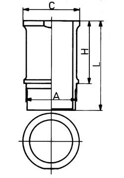 Camasa cilindru CITROËN BERLINGO (MF) (1996 - 201