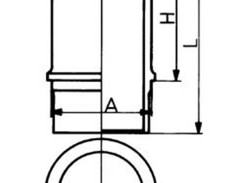 Camasa cilindru CITROËN SAXO (S0, S1) (1996 - 2004) KOLBENSCHMIDT 89584110