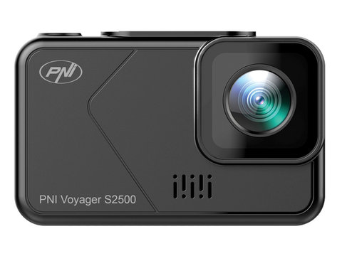 Camera auto DVR PNI Voyager S2500 WiFi, 4K UHD, ecran 2 inch, inregistrare ciclica, monitorizare parcare, detectie miscare, inregistrare video si audio, alimentare 12V/24V PNI-S2500