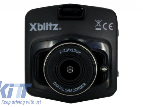 Camera auto DVR Xblitz Limited, Full HD, unghi vizionare 120 grade, neagra