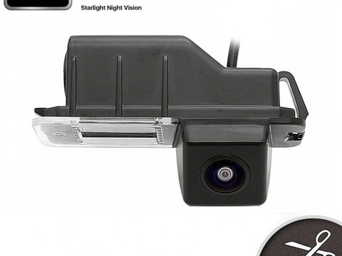 Camera marsarier HD, unghi 170 grade cu StarLight Night Vision pentru VW Golf 6, Golf 7, Passat B7, Amarok, Polo 5 - FA960
