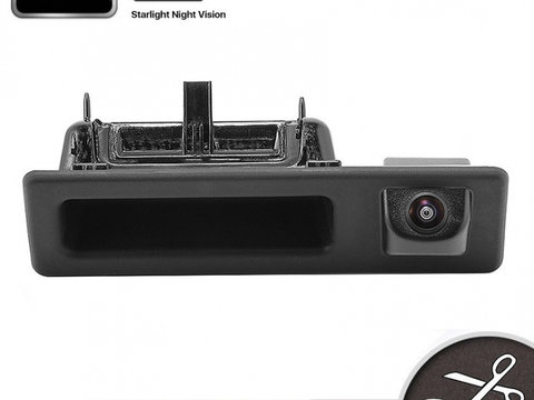 Camera marsarier HD, unghi 170 grade, cu StarLight Night Vision pentru BMW F30, F31, F10, F25, F48 -