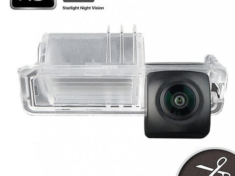 Camera marsarier HD, unghi 170 grade cu StarLight Night Vision pentru VW Golf 6, Golf 7, Passat B7,