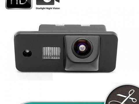 Camera marsarier HD, unghi 170 grade cu StarLight Night Vision pentru Audi A3, A4, A6, Q7 - FA909