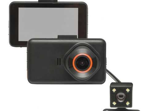 Camera video auto duala fata/spate FHD cu display 3 inch LCD ERK AL-090523-9