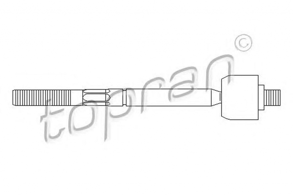 Cap de bara RENAULT MEGANE III cupe DZ0 1 TOPRAN 700686