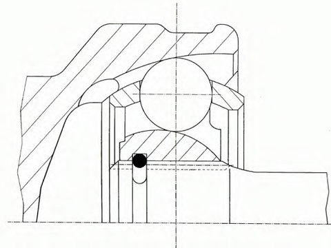 Cap planetara 21158 SPIDAN pentru Toyota Tercel