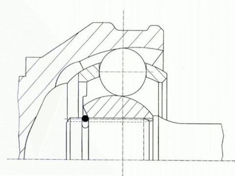 Cap planetara 36254 SPIDAN pentru Vw Passat