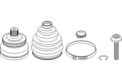 Cap planetara AUDI A4 (8E2 B6) TOPRAN 111 727