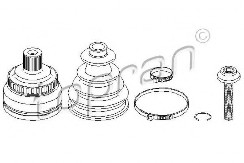 Cap planetara AUDI A4 Avant 8E5 B6 TOPRAN 110810