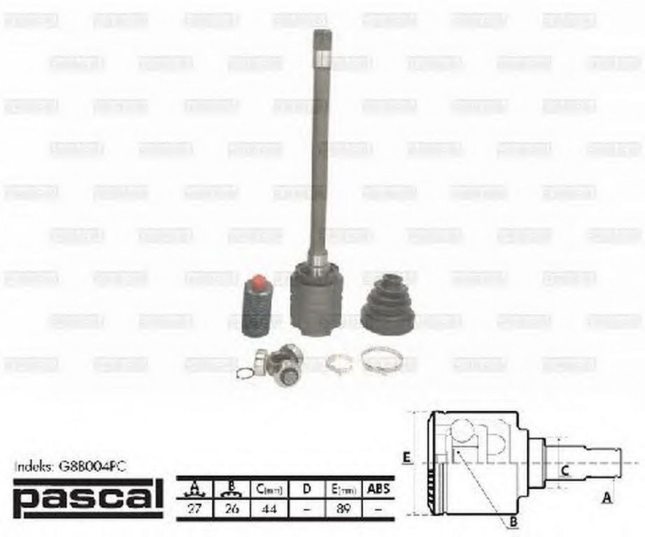 Cap planetara BMW 3 E46 PASCAL G8B004PC PieseDeTop