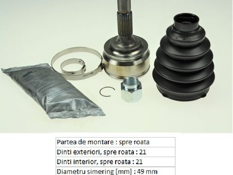 CAP PLANETARA (DINSPRE ROATA) pentru Peugeot 208 , 301 Citroen Elysee , DS3