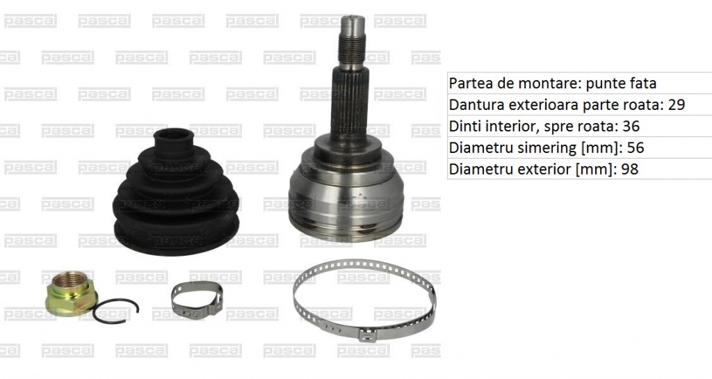 Cap planetara fata st/dr pt Nissan QASHQAI , Renault Koleos