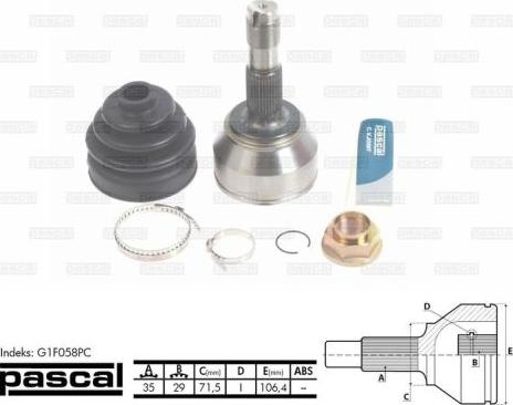 Cap planetara FIAT DUCATO caroserie 250 Producator