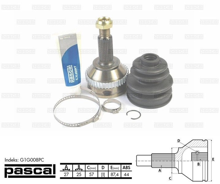 Cap planetara FORD MONDEO I (GBP) PASCAL G1G008PC