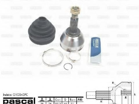 Cap planetara FORD TRANSIT CONNECT (P65_, P70_, P80_) (2002 - 2016) PASCAL G1G043PC