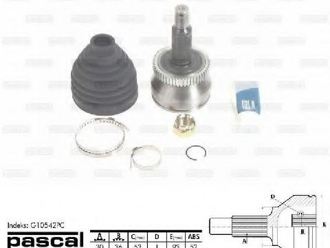 Cap planetara HYUNDAI SANTA FÉ II (CM) (2005 - 2016) PASCAL G10542PC