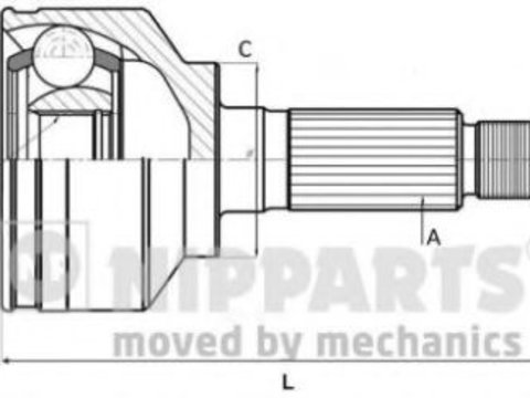 Cap planetara HYUNDAI SONATA   (Y-2) (1988 - 1993) NIPPARTS J2825003