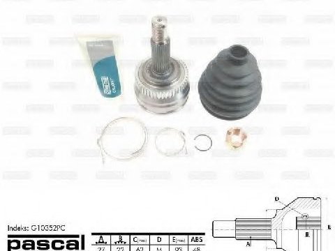 Cap planetara HYUNDAI TUCSON (JM) (2004 - 2010) PASCAL G10352PC