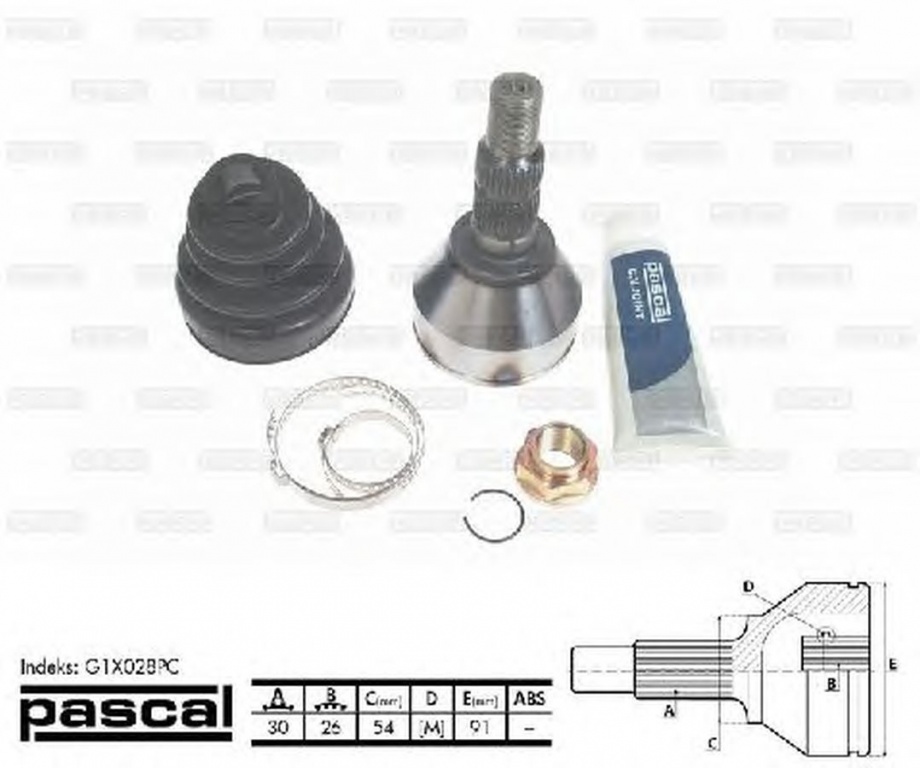 Cap planetara OPEL ASTRA H GTC L08 PASCAL G1X028PC