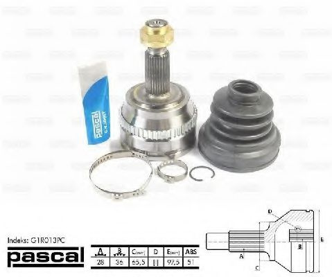 Cap planetara OPEL MOVANO Combi (J9) (1998 - 2016) PASCAL G1R013PC