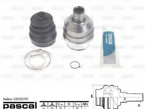 Cap planetara OPEL ZAFIRA B Van (2005 - 2016) PASCAL G8X001PC