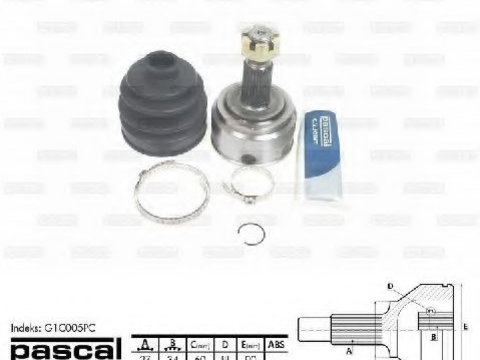 Cap planetara PEUGEOT 806 (221) (1994 - 2002) PASCAL G1C005PC