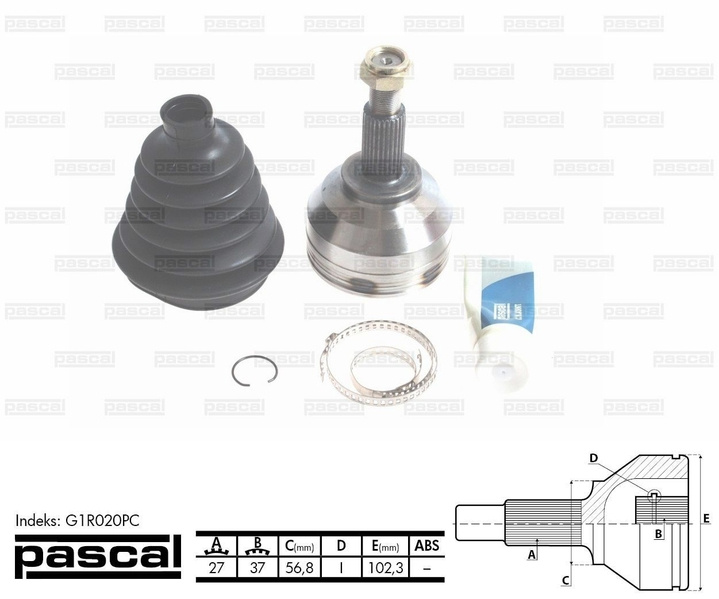 Cap planetara RENAULT LAGUNA II Grandtour (KG0/1_) PASCAL G1R020PC