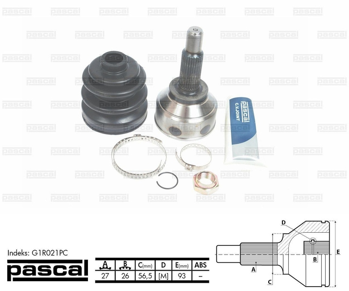 Cap planetara RENAULT TRAFIC II Box (FL) PASCAL G1R021PC