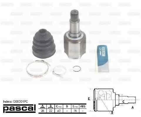 Cap planetara SUZUKI GRAND VITARA II (JT) PASCAL G88001PC