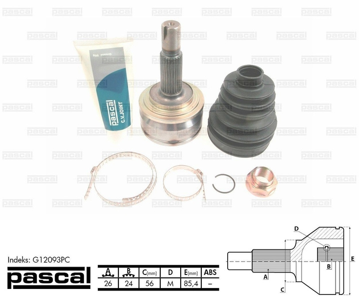 Cap planetara TOYOTA YARIS (_P9_) PASCAL G12093PC