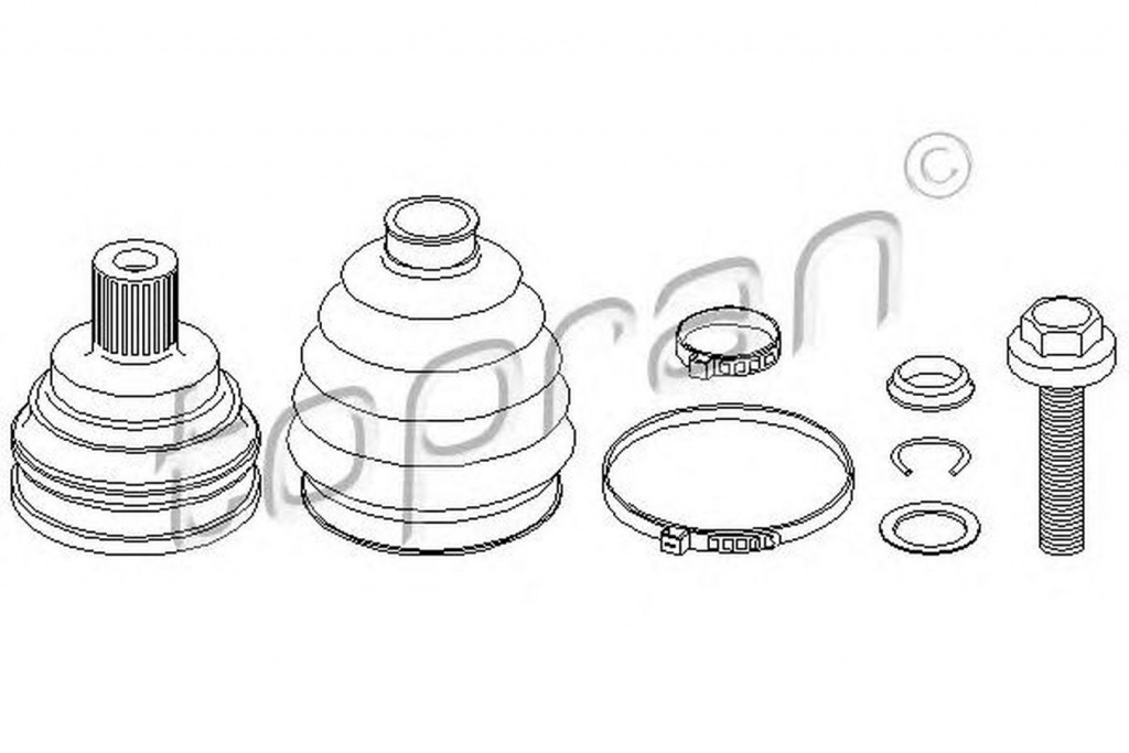 Cap planetara VW GOLF V 1K1 TOPRAN 110804 PieseDeTop