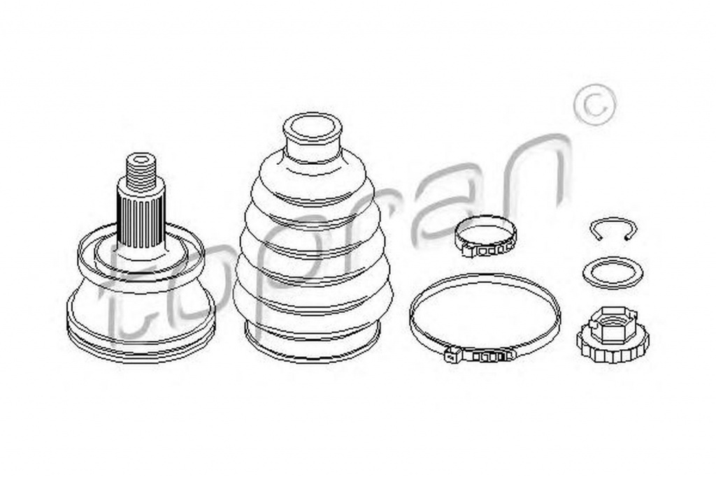 Cap planetara VW POLO 9N TOPRAN 109403 PieseDeTop