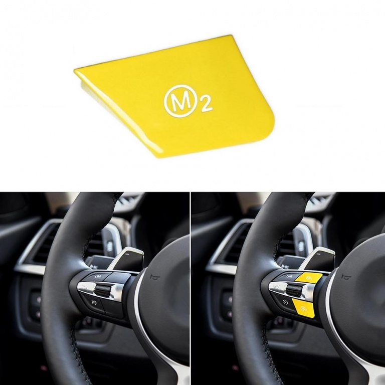 Capac Buton Volan Bmw Seria 4 F32, F82 2013→ M2 8028 Galben