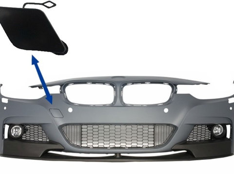 Capac Carlig Remorcare Bara Fata compatibil cu BMW Seria 3 F30 F31 Sedan Touring (2011-up) M-tech M Performance Design THCFBBMF30MP