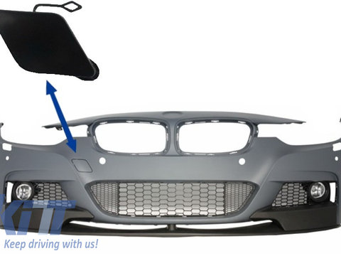 Capac Carlig Remorcare Bara Fata compatibil cu BMW Seria 3 F30 F31 Sedan Touring (2011-up) M-tech/M Performance